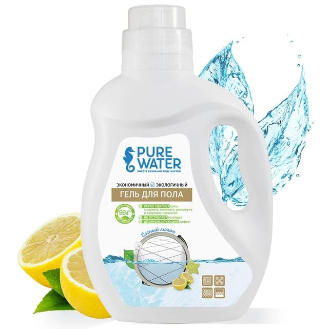 Pure Water Гель для пола Сочный лимон