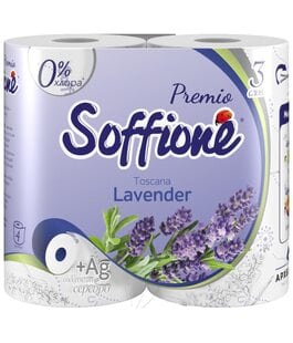 Туалетная бумага 3 слоя Premio Toscana Lavender Soffione
