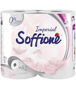 Туалетная бумага 4 слоя Imperial Soffione