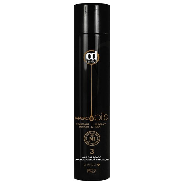 Constant Delight 5 Magic Oil Лак для волос экстрасильной фиксации без запаха №3 - 400 мл