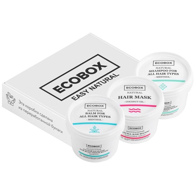 Ecobox Комплексный еженедельный уход за волосами для всех типов волос