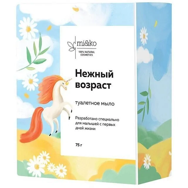 MiKo Туалетное мыло детское Нежный возраст 75 г
