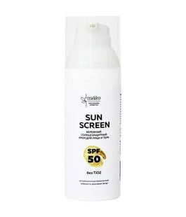 Бережный солнцезащитный крем Sun Screen SPF 50 MiKo