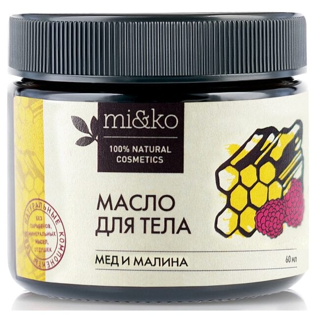 MiKo Масло для тела Мед и малина увлажняющее 60 мл