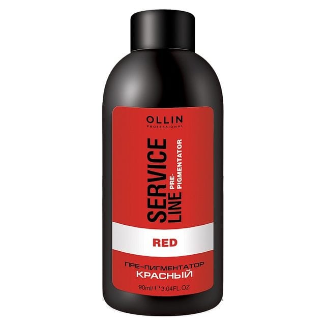 Ollin Service Line Fluid pre-color Флюид-препигментатор красный 90 мл