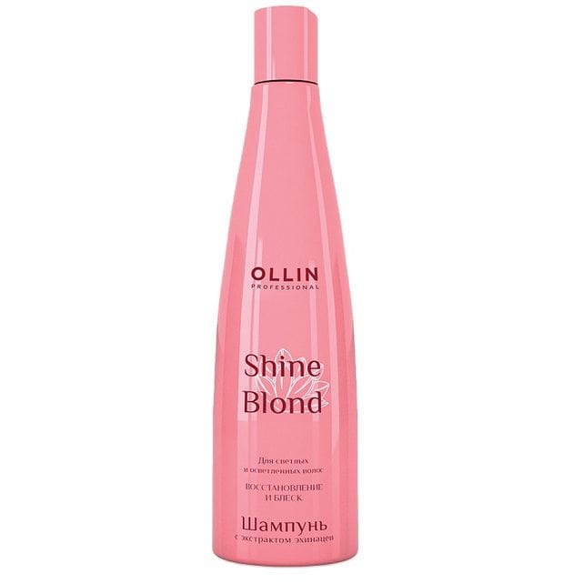 Ollin Shine Blond Шампунь с экстрактом эхинацеи 300 мл