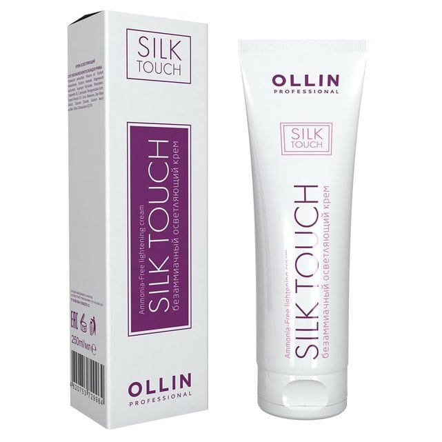 Ollin Silk Touch Безаммиачный осветляющий крем 250 мл