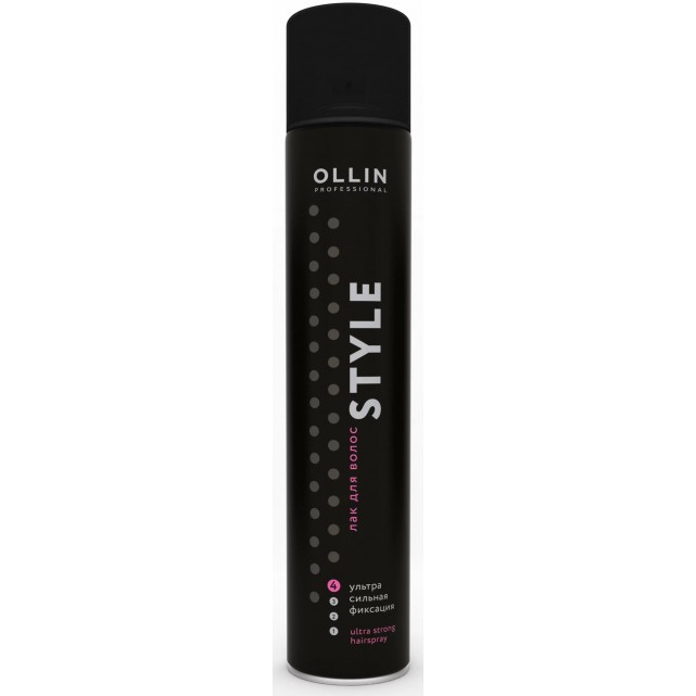 Ollin Style Лак для волос ультрасильной фиксации 500 мл